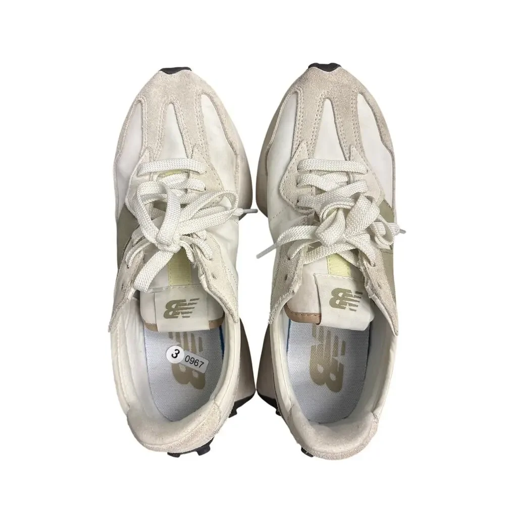 New Balance Off White and Gray Tennis Shoes Sz 8